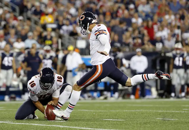 Robbie Gould, Chicago Bears (August 18, 2016)