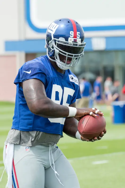 Stansly Maponga, New York Giants (July 28, 2017)