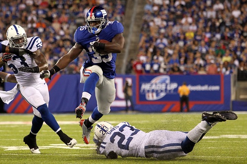 Andre Brown, New York Giants (August 18, 2013)