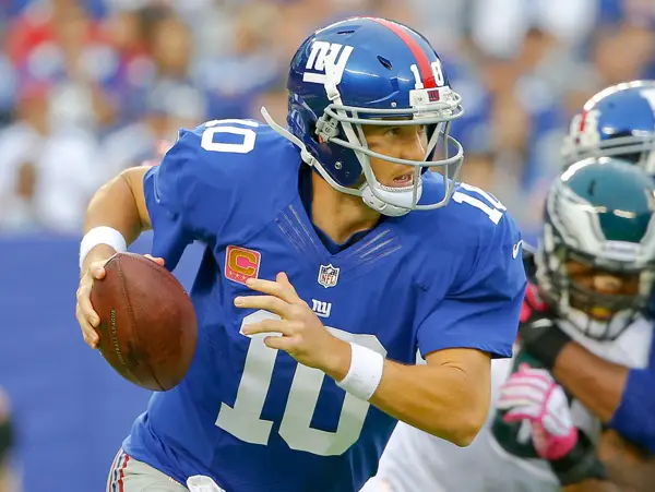 Eli Manning, New York Giants (October 6, 2013)