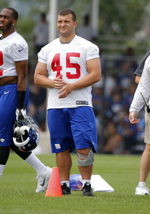 Henry Hynoski, New York Giants (July 28, 2013)