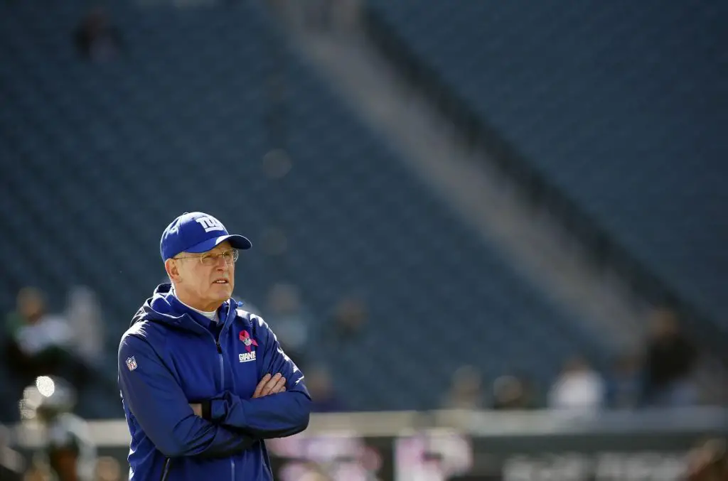 Tom Coughlin, New York Giants, (October 27, 2013)