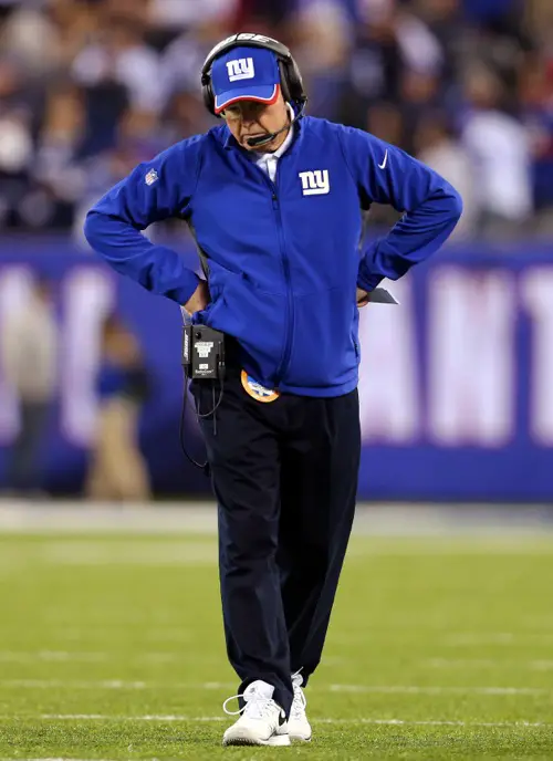 Tom Coughlin, New York Giants (November 23, 2014)