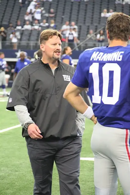 Ben McAdoo and Eli Manning, New York Giants (October 19, 2014)