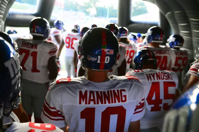 Eli Manning, New York Giants (August 3, 2014)