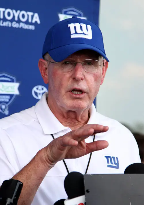 Tom Coughlin, New York Giants (July 22, 2014)