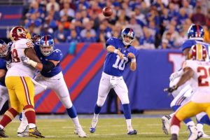Eli Manning, New York Giants (September 24, 2015)