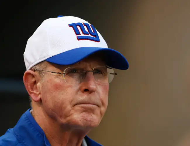 Tom Coughlin, New York Giants (August 14, 2015)