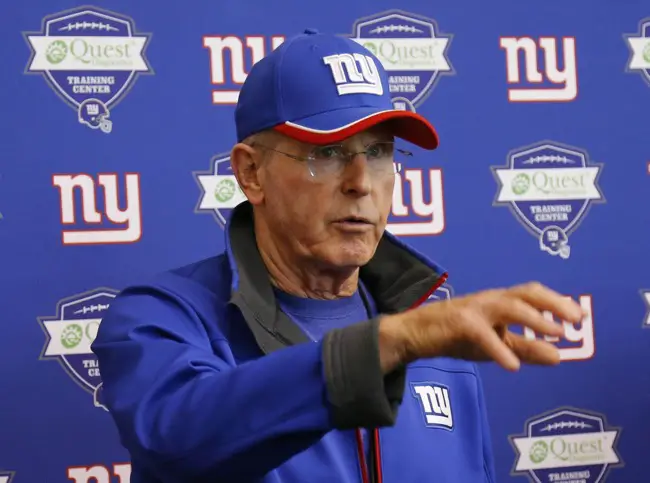 Tom Coughlin, New York Giants (June 8, 2015)