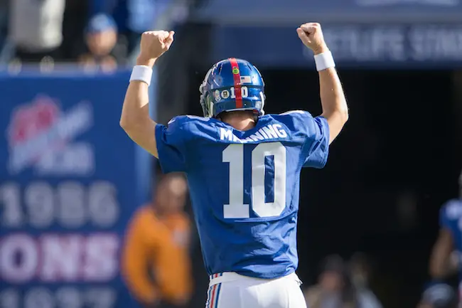 Eli Manning, New York Giants (November 6, 2016)