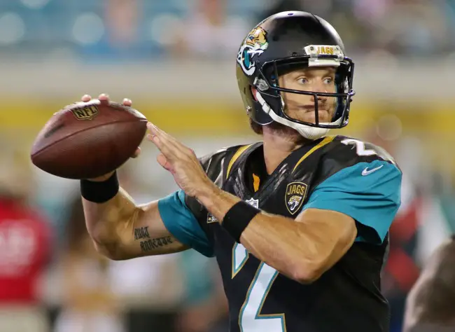 Ricky Stanzi, Jacksonville Jaguars (August 28, 2014)
