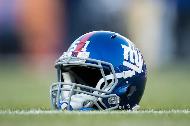 New York Giants Helmet (October 15, 2017)