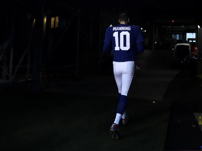 Eli Manning, New York Giants (December 30, 2018)