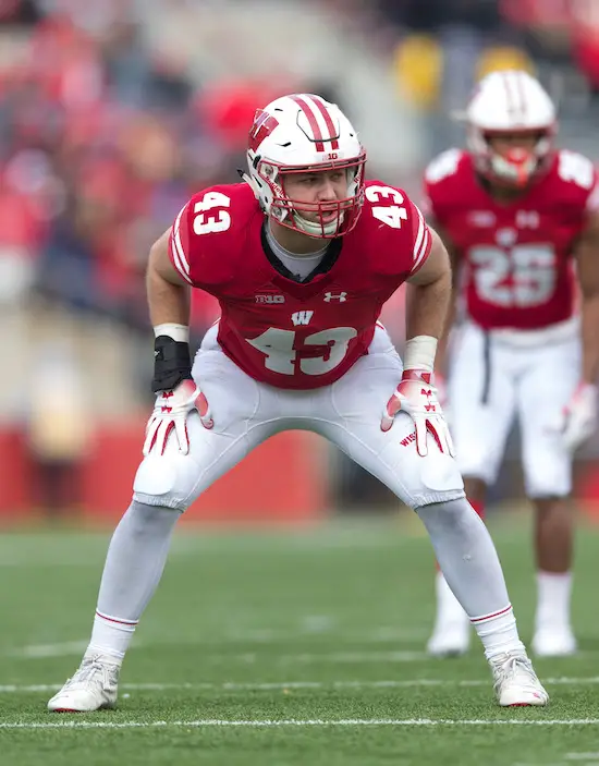 Ryan Connelly, Wisconsin Badgers (October 20, 2018)