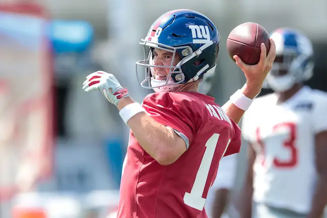 Eli Manning, New York Giants (July 25, 2019)