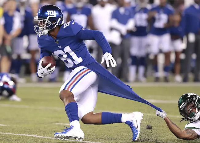 Russell Shepard, New York Giants (August 8, 2019)