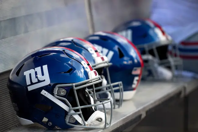New York Giants Helmets (September 22, 2019) 