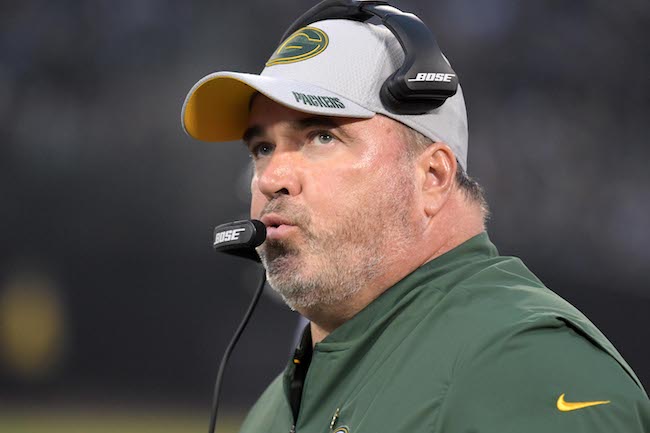 Mike McCarthy, Green Bay Packers (August 24, 2018)