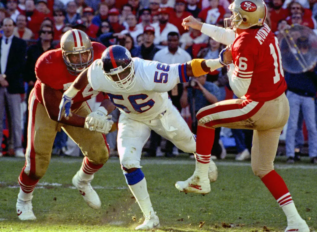 GARY REASONS  New York Giants 1988 Wilson Throwback NFL Football