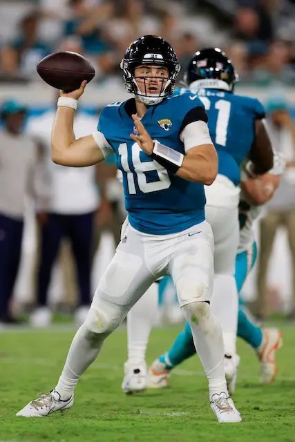 Nathan Rourke, Jacksonville Jaguars (August 27, 2023)
