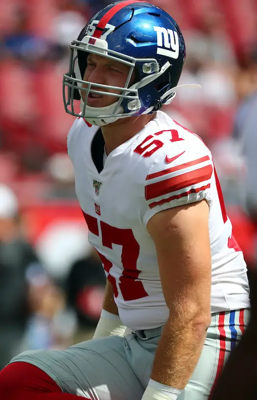 Ryan Connelly, New York Giants (September 22, 2019)