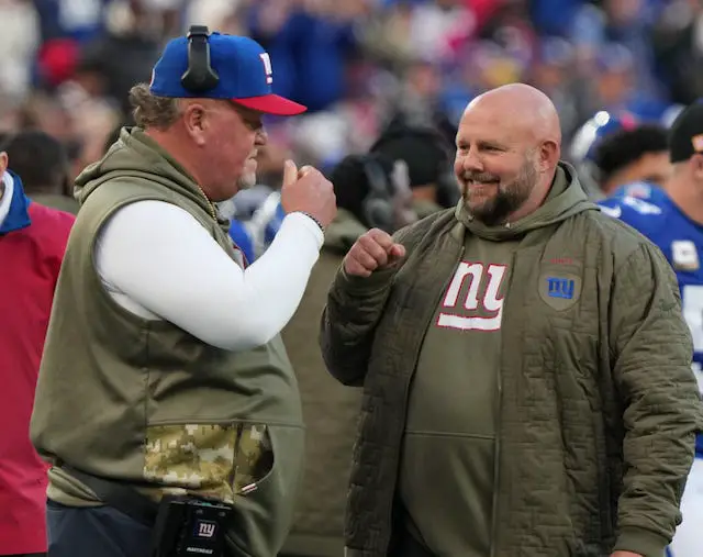 Wink Martindale and Brian Daboll, New York Giants (November 13, 2022)