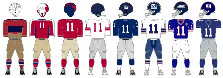 new york giants home and away jerseys