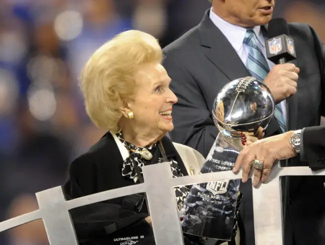 Ann Mara, New York Giants (February 5, 2012)