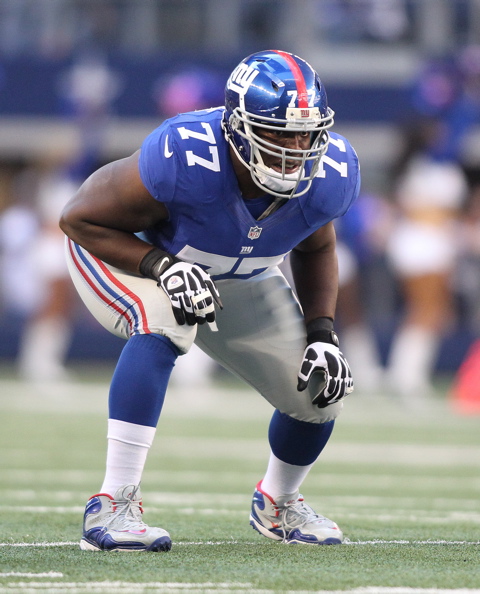 Kevin Boothe, New York Giants (October 28, 2012)