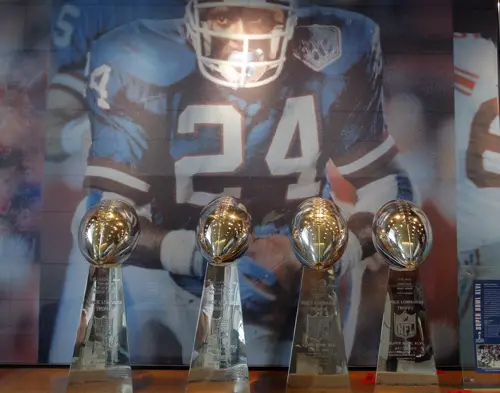 New York Giants Super Bowl Trophies (June 14, 2012)