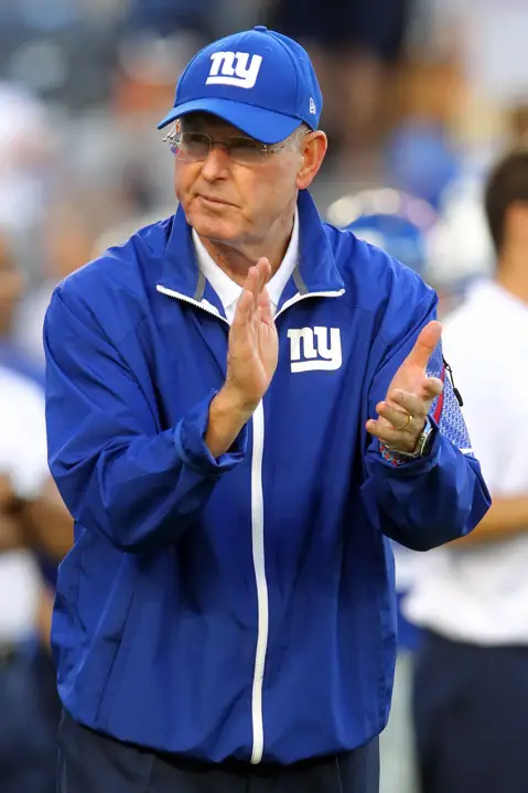 Tom Coughlin, New York Giants (August 24, 2013)