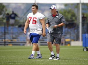 Chris Snee and Pat Flaherty, New York Giants (July 27, 2013)