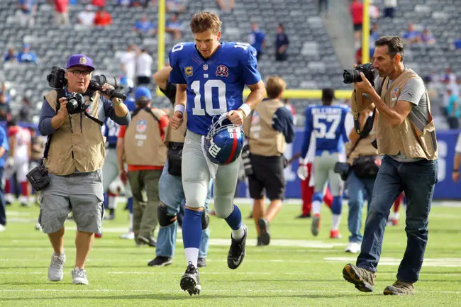 Eli Manning, New York Giants (September 14, 2014)