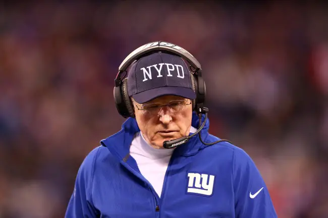 Tom Coughlin, New York Giants (December 28, 2014)