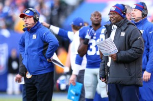 Tom Coughlin and Perry Fewell, New York Giants (December 14, 2014)