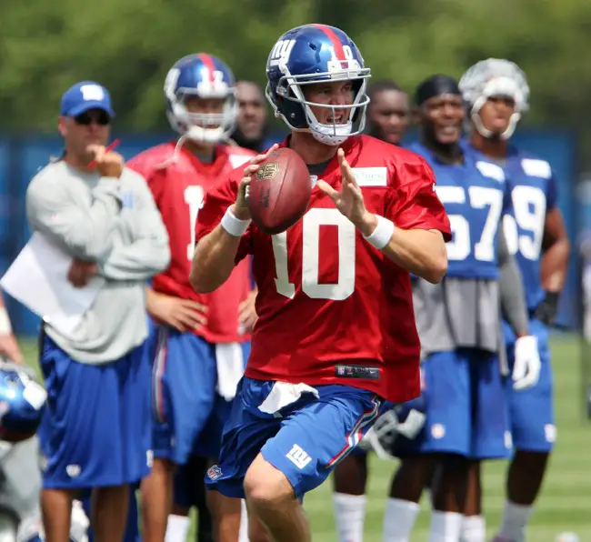 Eli Manning, New York Giants (July 22, 2014)