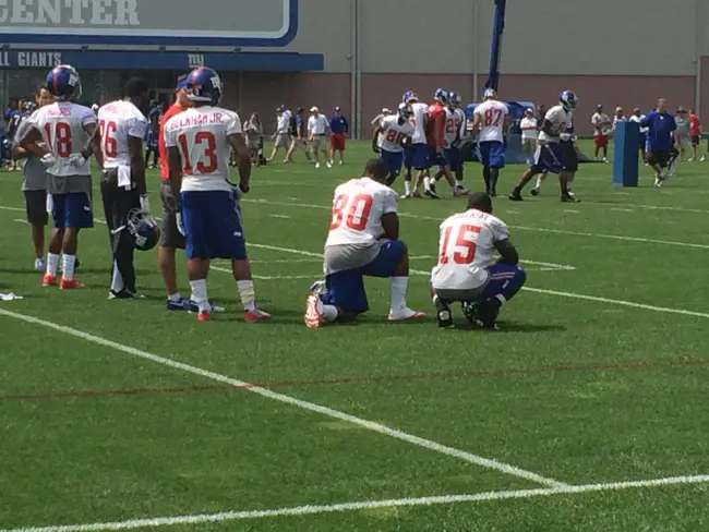 New York Giants Wide Receivers (July 23, 2014)