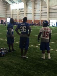 Antrel Rolle and Trindon Holliday, New York Giants (June 5, 2014)