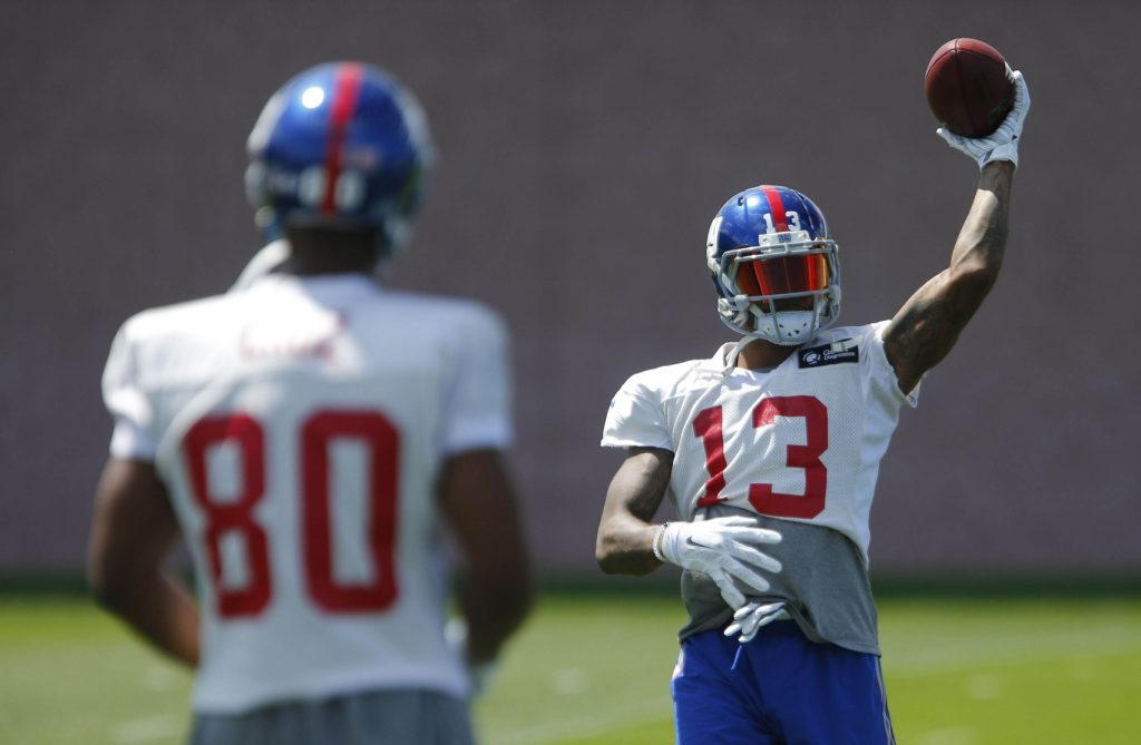 Victor Cruz and Odell Beckham, New York Giants (July 31, 2015)